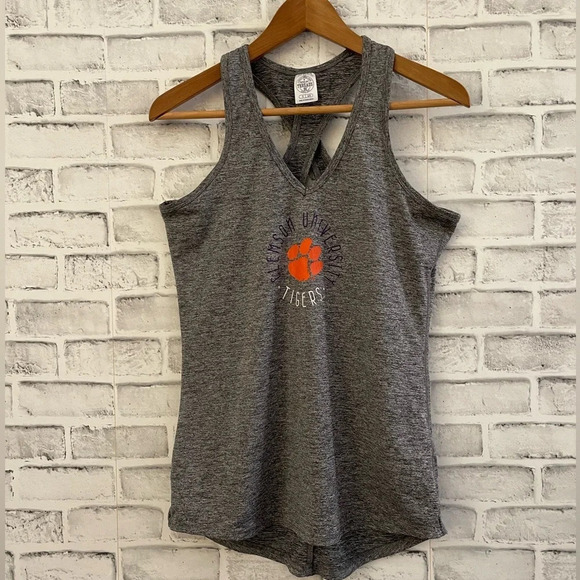 SOLD! Women’s Clemson University Tigers racerback tank top Small - Picture 1 of 4